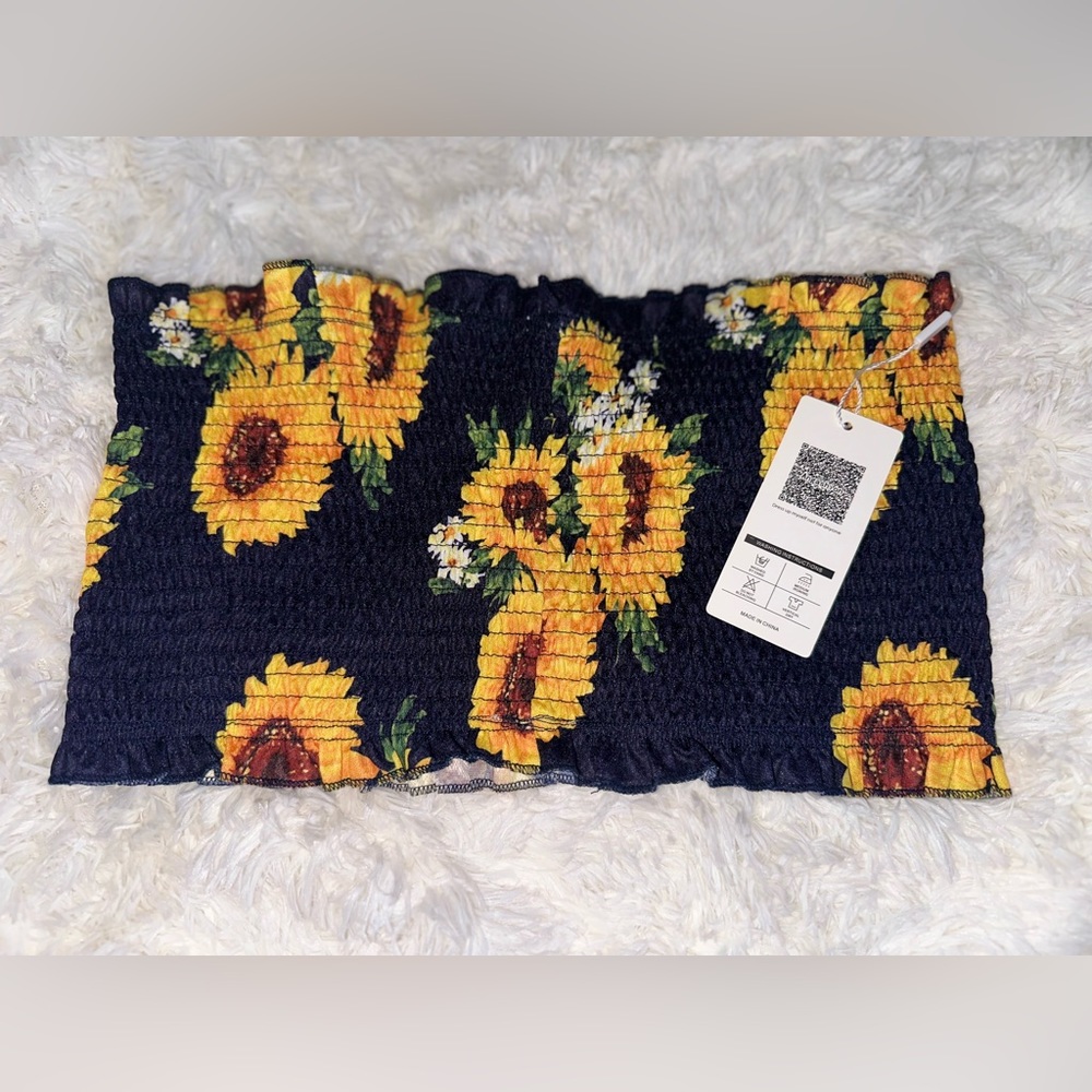 Sunflower Crop Top